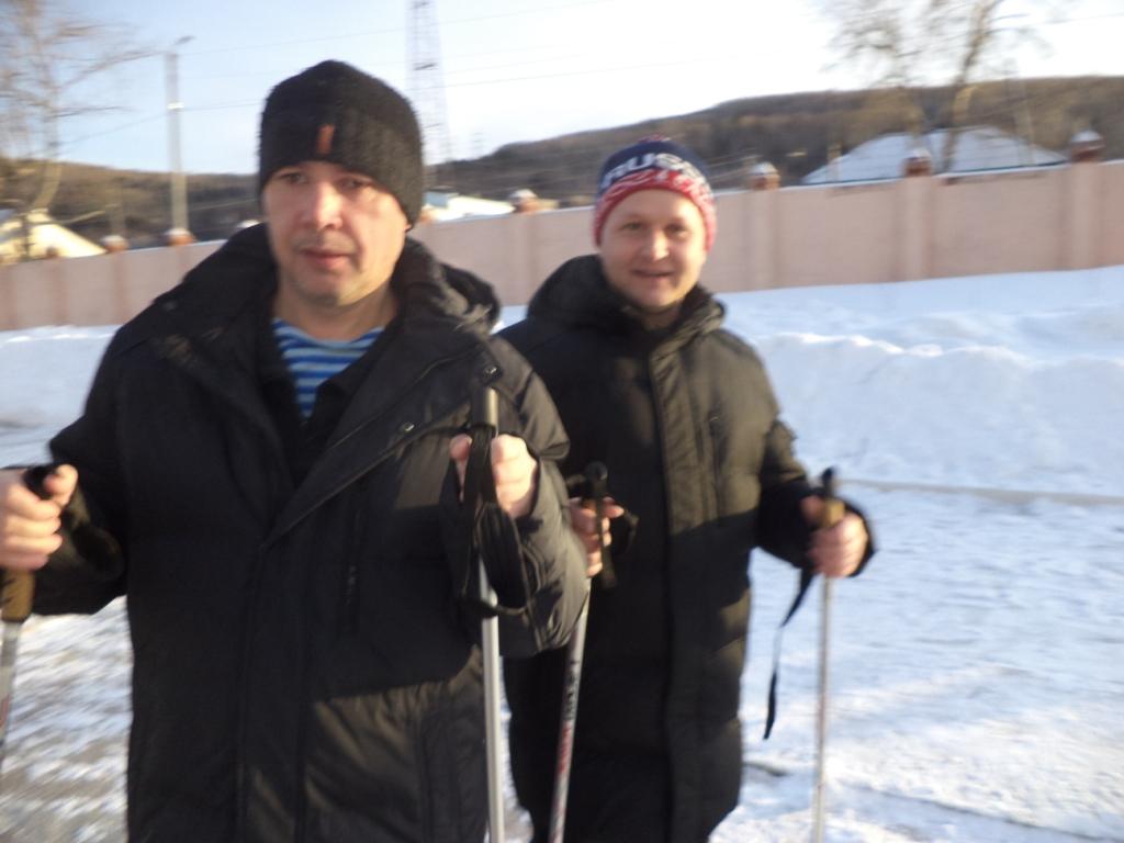 Скандинавская ходьба зимой